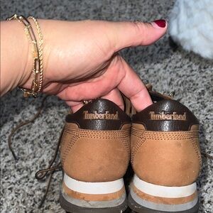 Timberland Kids Brown and Tan Sneakers